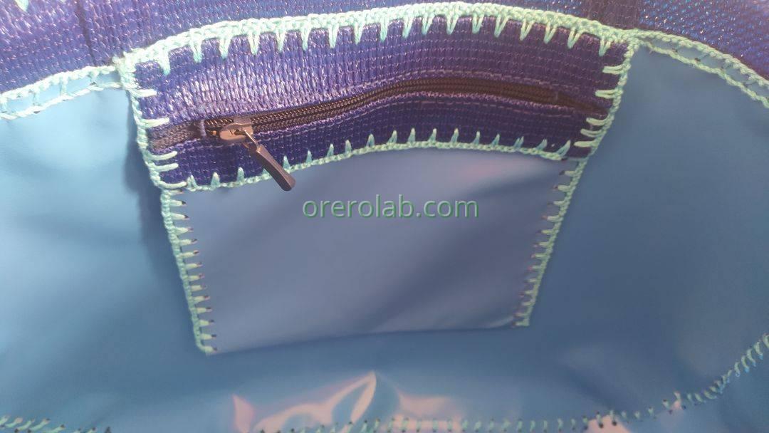 Borsa Aquatic Blue  Made in Italy 13