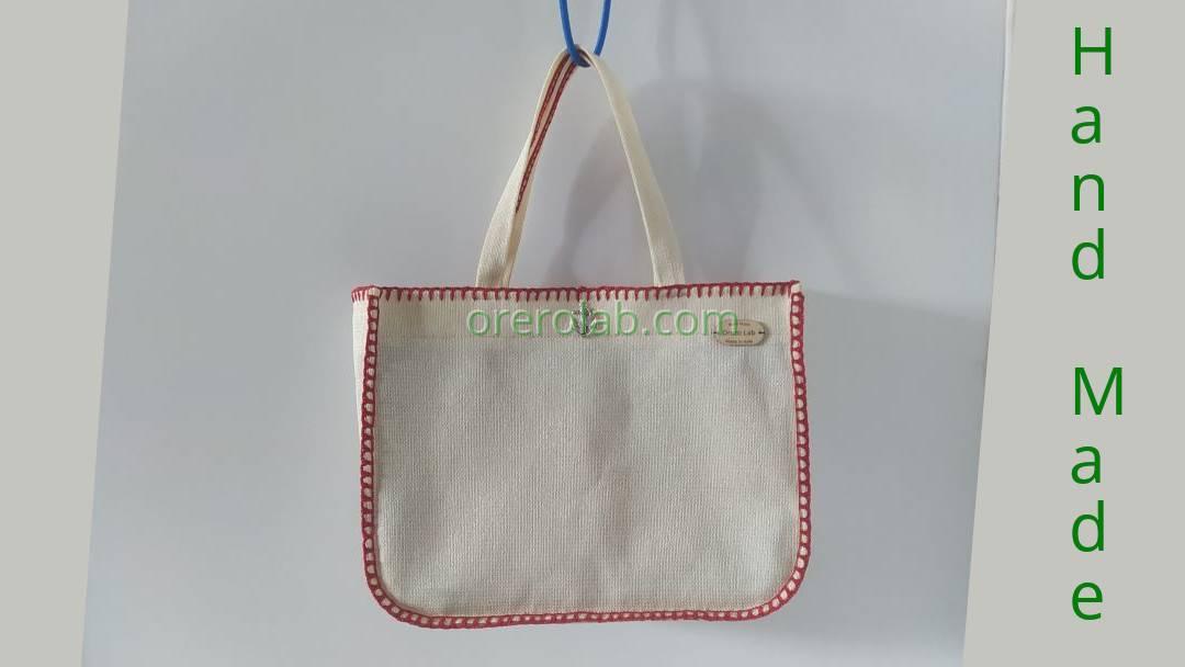 Cherry Cream Bag handcrafted 1