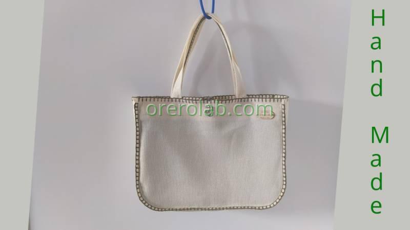 Borsa Amazonia Beach elegante realizzazione artigianale in rete Tentmesh Texout